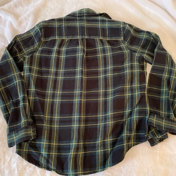 Madewell plaid flannel shirt Large - Picture 5 of 6